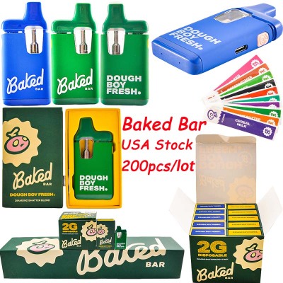 200pcs USA Stock Baked Bar Disposable Vape 2g Empty Wholesale 01