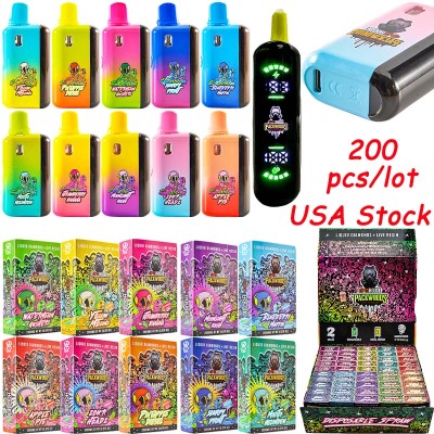 200pcs USA Stock Packwoods Gas House with Digital Disposable Vape 2g Empty Wholesale 01
