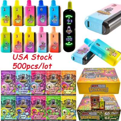 500pcs USA Stock Packwoods Gas House with Digital Disposable Vape 2g Empty Wholesale 01