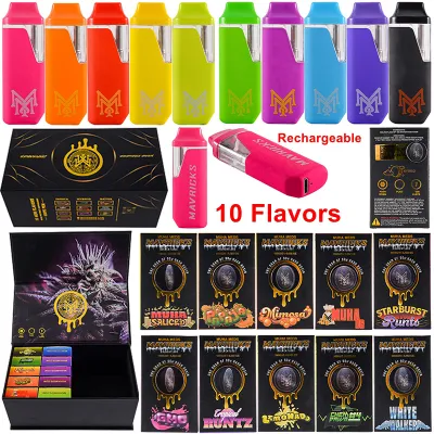 500pcs USA Stock 10 Colors Muha Meds Mavricks Disposable Vape Pen 1g  01