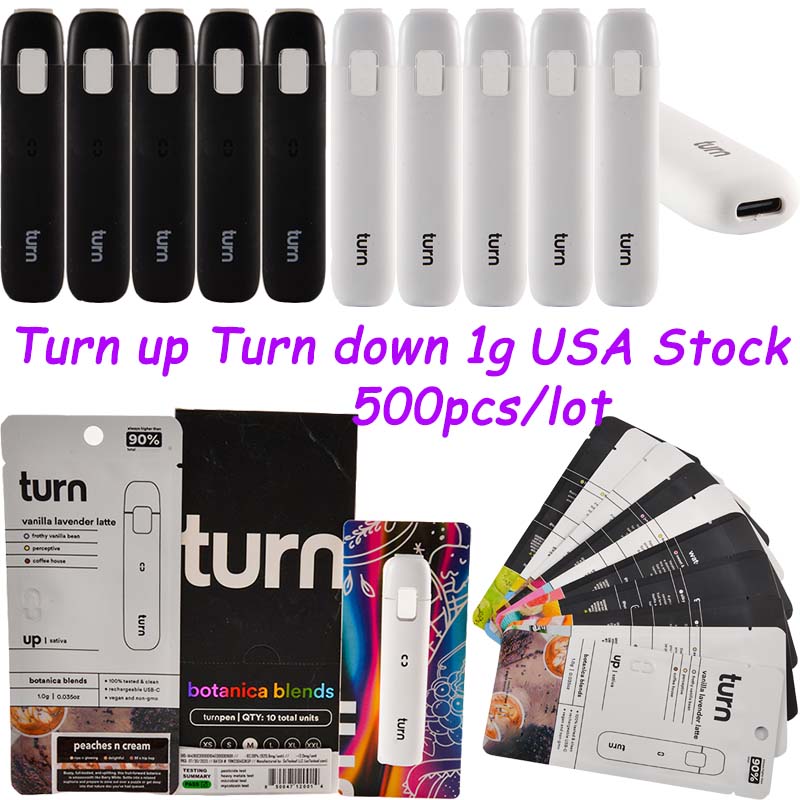 500pcs turn vape 1g