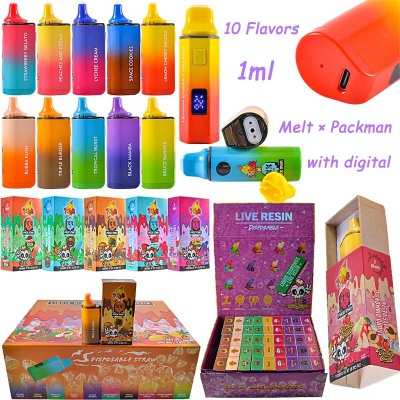 Melt Packman Disposable Vape 1g with Digital Screen Display  01