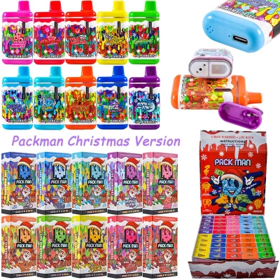 Packman Christmas Edition 2g Disposable Vape with Digital LED Screen Display 01
