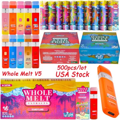 500pcs USA Stock Whole Melt V5 2g Disposable Vape with NFC Chip Wholesale 01