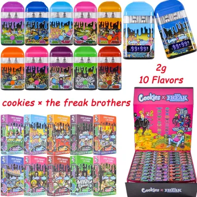200pcs USA Stock Cookies x The Freak Brothers 2g Disposable Vape  01