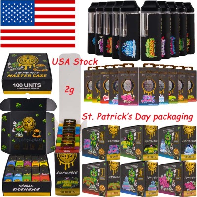 USA Stock Muha Meds 2g Disposable Vape St. Patrick’s Day Edition 01