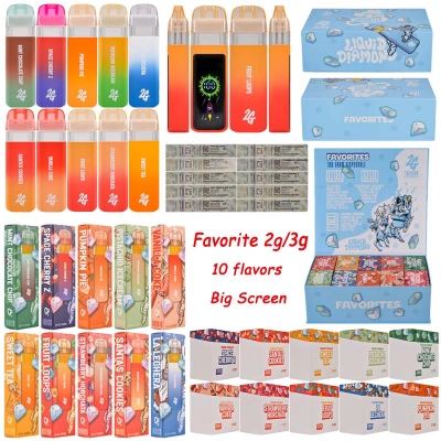 Favorites Disposable Vape 2g or 3g with Screen 01