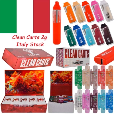 Italy Stock Clean Carts 2g Red Box Edition Empty Disposable Vape 01