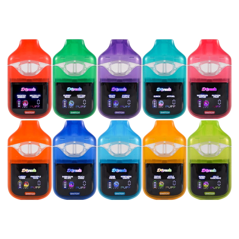 Donuts Switch V3 2g Dual Tank Disposable Vape | Empty 2 Gram Fryd Donuts  Switch Dual Chamber Flavors
