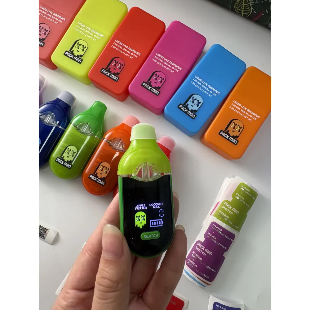 Packman 2g Dual Chamber Switch Disposable Vape Summer Edition with Screen