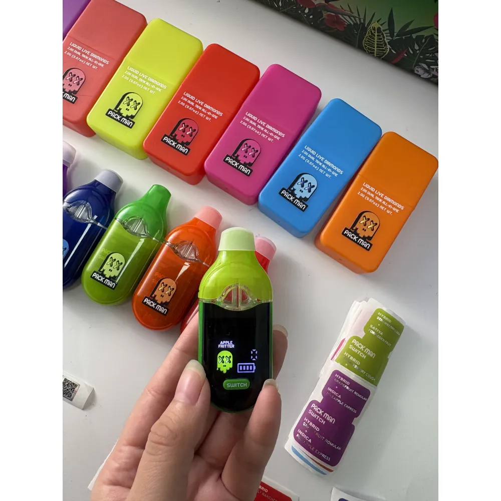 Packman 2g Dual Chamber Switch Disposable Vape Summer Edition with Screen