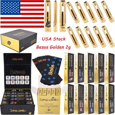 USA Stock Besos Golden Edition 2g Postless Disposable Vape 01