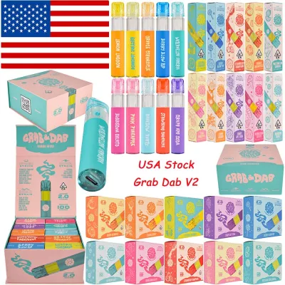 USA Stock Grab and Dab 2g New Flavors Postless Disposable Vape  01