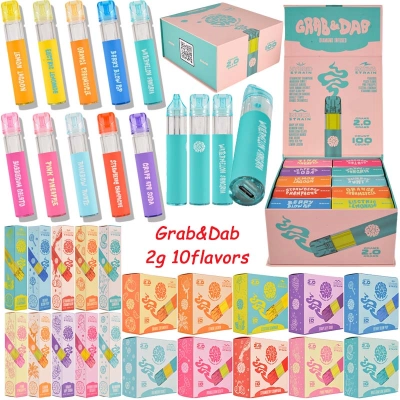 Grab and Dab 2g New Flavors Postless Disposable Vape  01