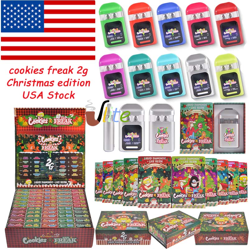 2025 Christmas cookies freak disposable USA Stock	
Xmas cookies x the freak brothers 2g in USA	
Christmas edition cookies freak brothers 2g wholesale in USA 	
