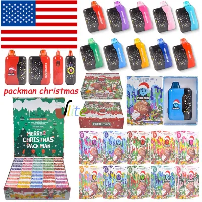 USA Stock 2025 Christmas Packman 2g Disposable Vape with Large LED Screen 01