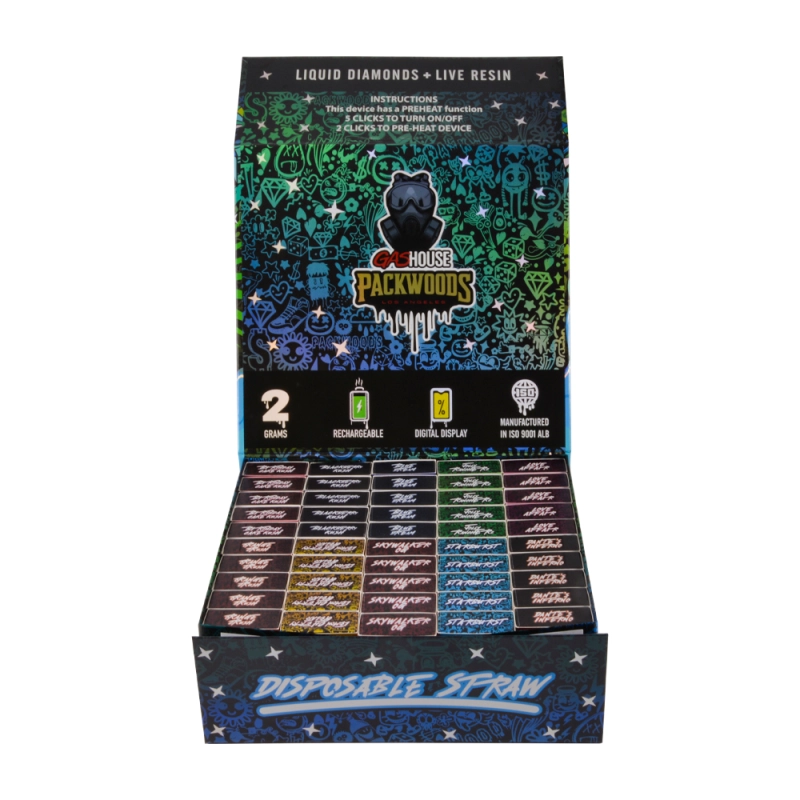 2g Gas House Packwoods V2 Disposable Vape | Empty Disposable Vape Pen Wholesale 2g Gas House Packwoods V2 Disposable Vape | Empty Disposable Vape Pen Wholesale