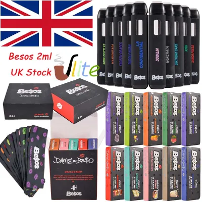 UK Stock Clearance Sale Be$os Black Edition 2g Postless Disposable Vape 01