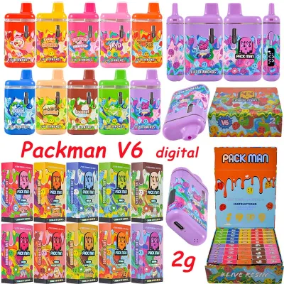 Packman V6 2g Disposable Vape with LED Screen 01