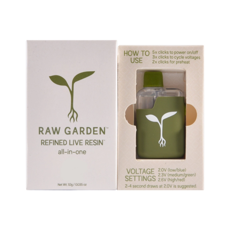 1g Raw Garden Sprout All in One Disposable Vape: Refined Live Resin