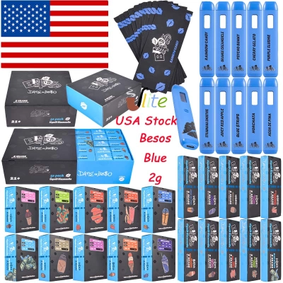 USA Stock Besos Blue Strip Edition 2g Postless Disposable Vape 01