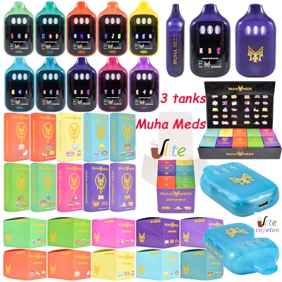 2g Muha Meds Disposable Vape with Triple Tanks & LED Screen 01