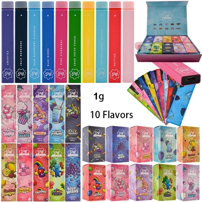 200 pcs/lot USA Stock White Piff Bar Disposable  Vape 1g 01