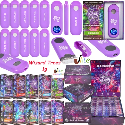 1g Wizard Trees Disposable Vape with Circular LED Screen & Postless 01