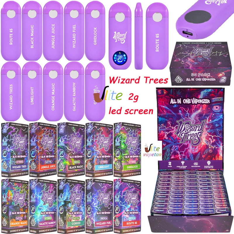 Wizard Trees 2g Disposable Vape with Screen | 2000mg Vape Pen Wholesale