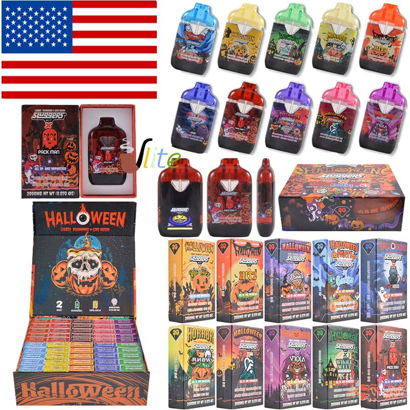 USA stock 2025 halloween sluggers disposable
wholesale sluggers halloween dispo in USA
empty halloween edition 2g sluggers switch dispo