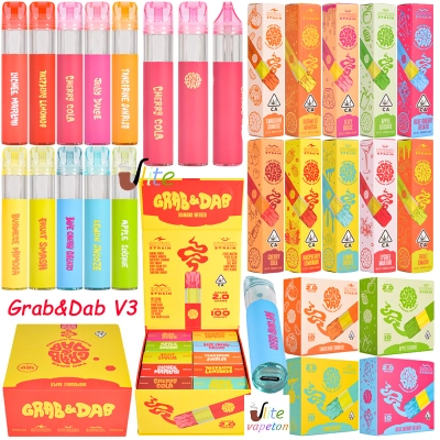 Grab and Dab V3 2g New Flavors Postless Disposable Vape  01