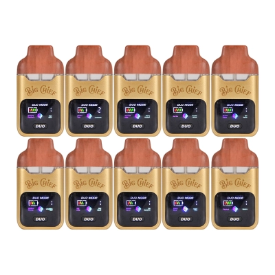 2g Big Chief Duo V2 All In One Disposable Vape with Dual Chamber & LED Screen 02