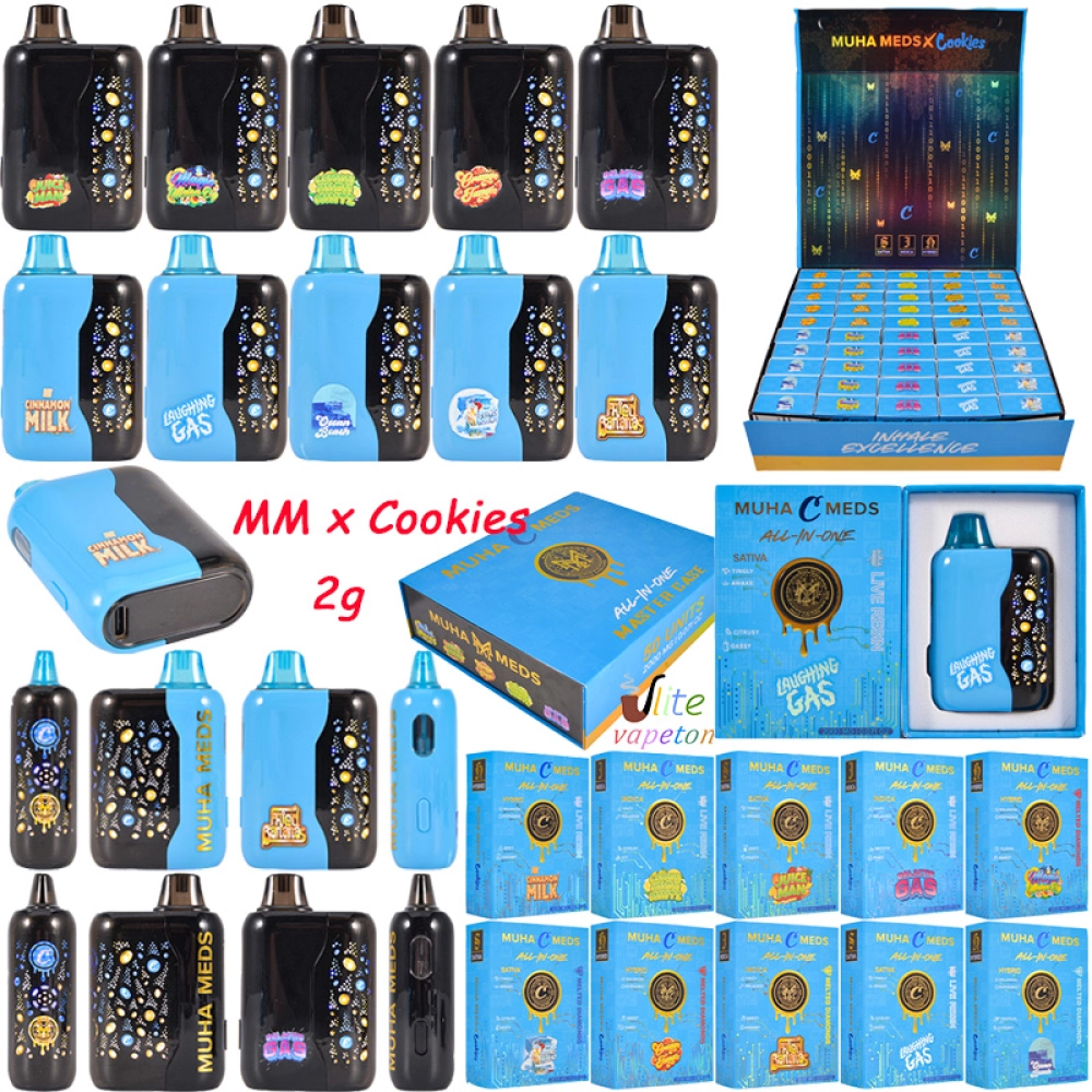 Muha Screen Muha Meds x Cookies 2d Disposable Vape with LED Screen | Wholesale ...