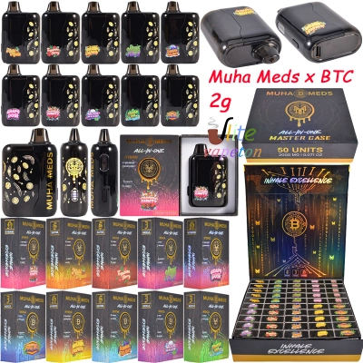 Muha Meds x Bitcoin 2g Disposable Vape with LED Screen 01