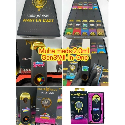 Muha Meds Gen 3 All in One 2g Disposable Vape with LED Screen & Postless 01