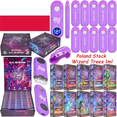 Poland Stock 1g Wizard Trees Disposable Vape with Circular LED Screen & Postless 01