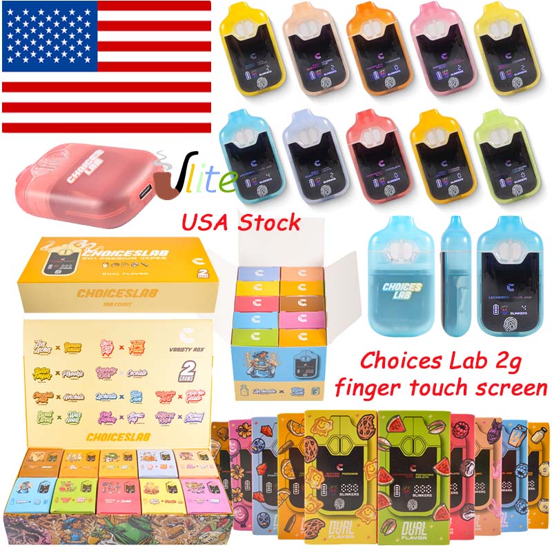 choices lab finger touch screen 2g disposable vape USA Stock
