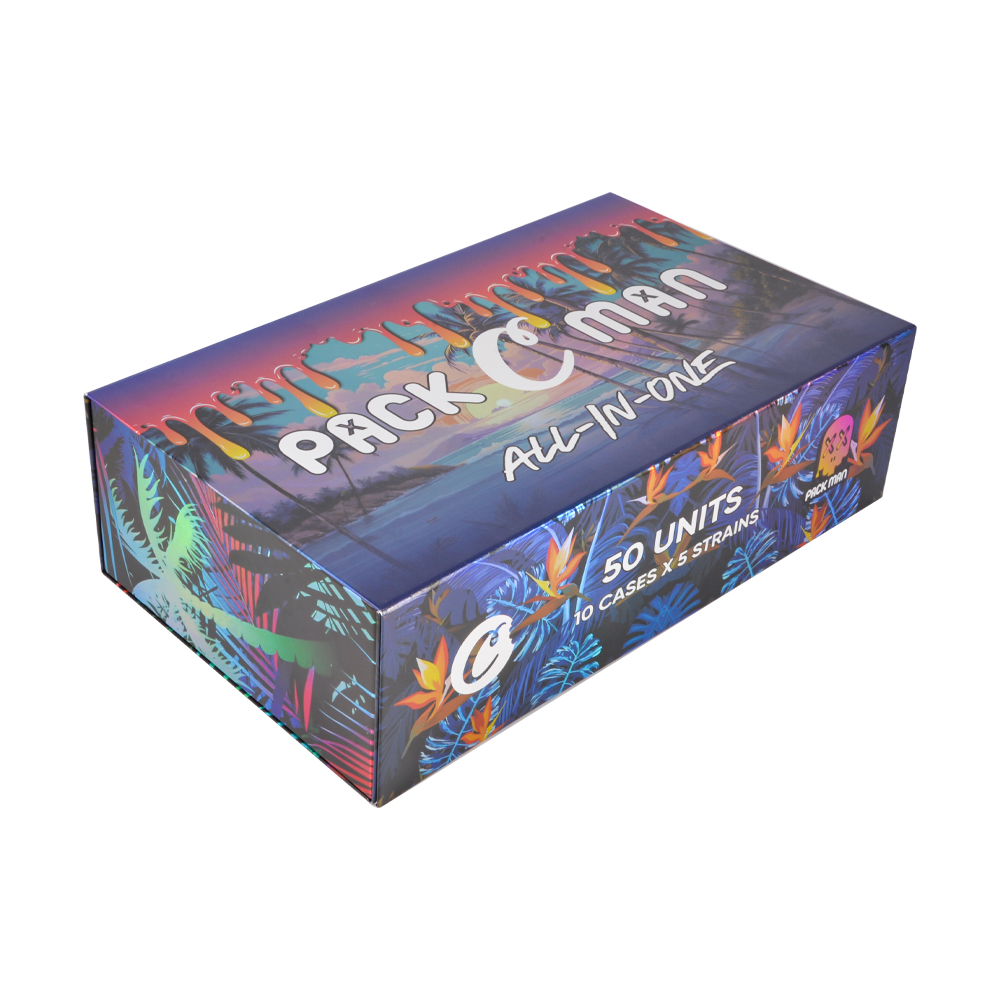Packman X Cookies 50-unit master box empty disposable vape packaging