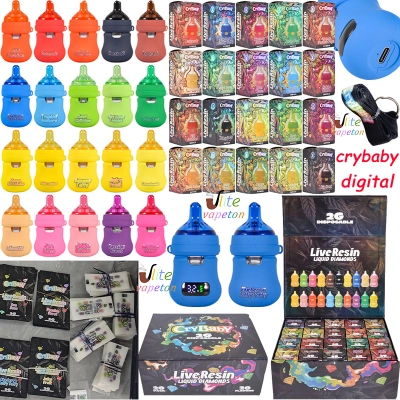 Cry Baby 2g Baby Bottle Edition Disposable Vape with LED Screen 01