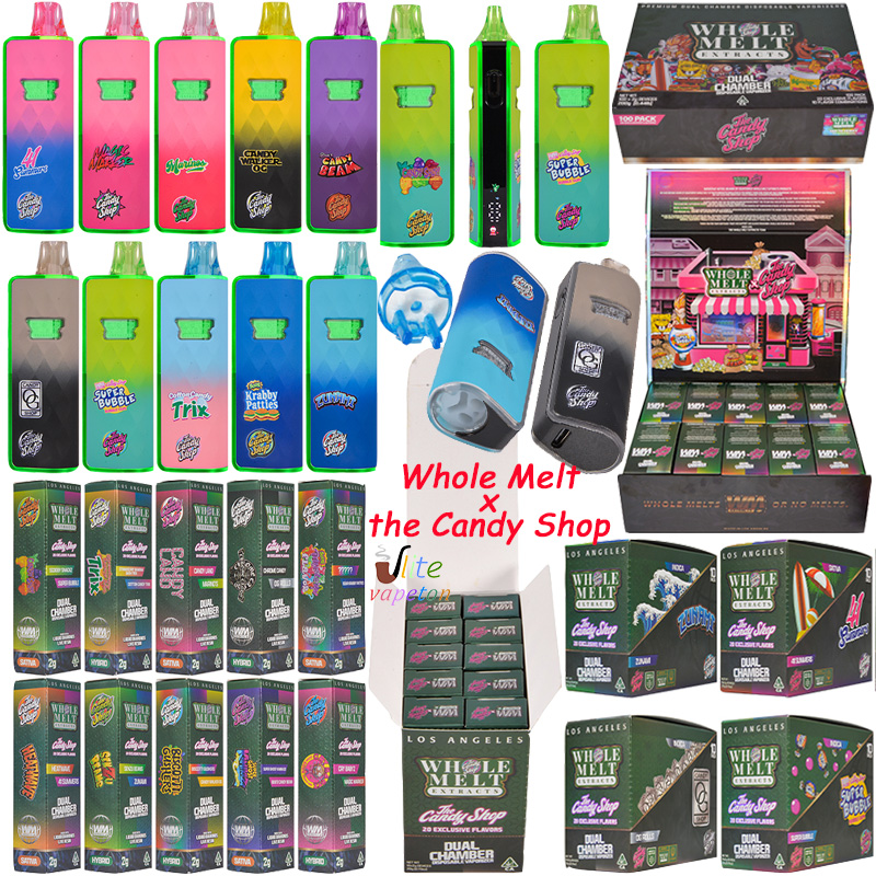 Whole Melt x The Candy Shop dual chamber disposable vaporizer empty wholesale