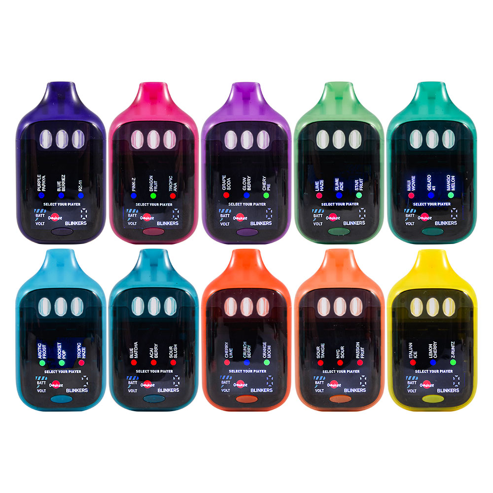 Omakase 2G all-in-one disposable with 3 chambers and LED screen