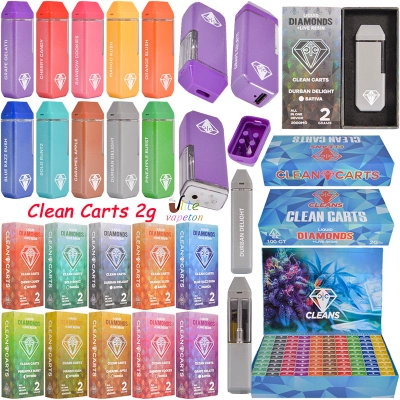Clean Carts Disposable Vape 2g Blue Box Edition 01