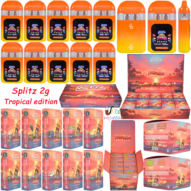 Splitz Tropical Edition 2G disposable empty vape wholesale
