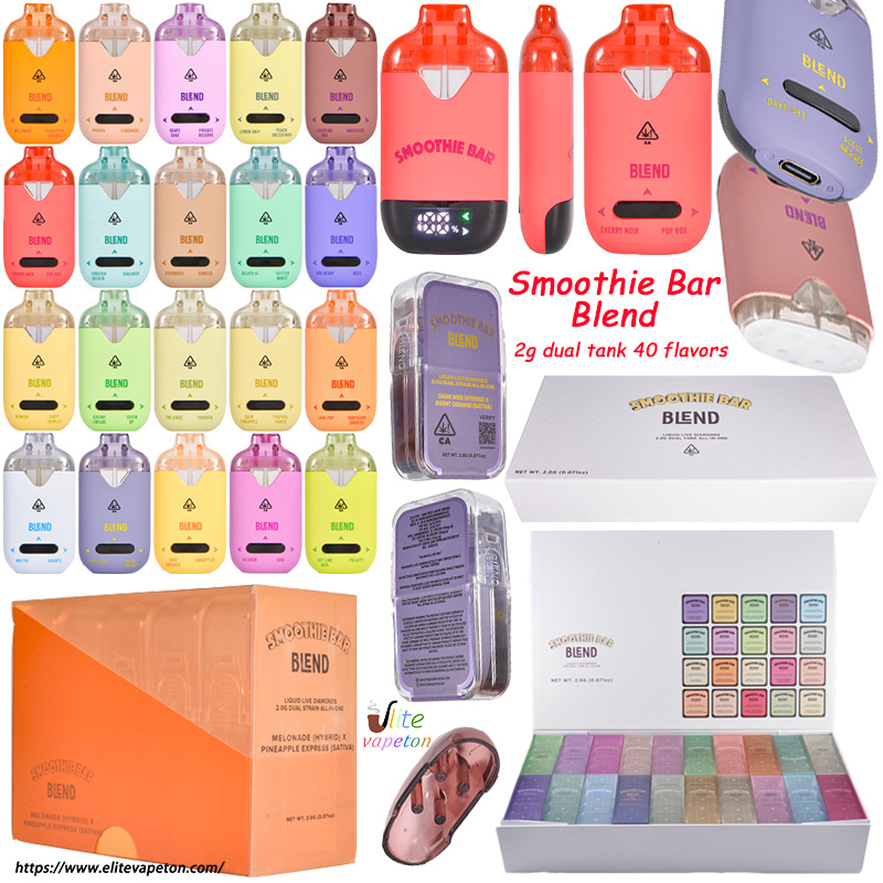Smoothie Bar Blend 2G dual tank disposable empty vape wholesale