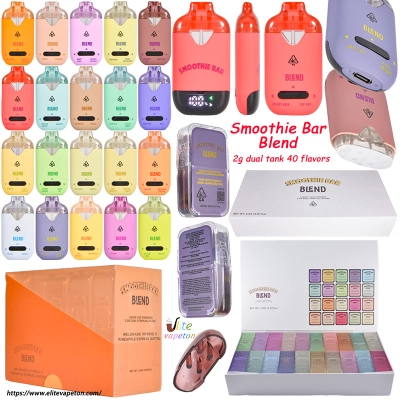Smoothie Bar Blend 2g Disposable Vape with Dual Tank & LED Screen Display 01
