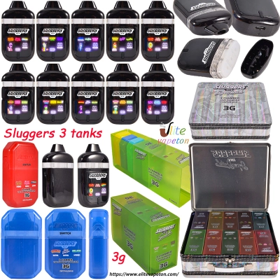 Sluggers Hit Super Switch 3g Disposable Vape with 3 Chamber and LED Screen 01