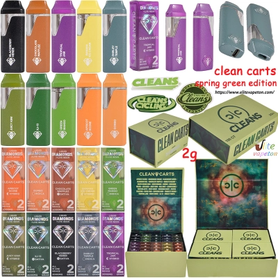 Clean Carts Spring Green Edition Disposable Vape 2g  01