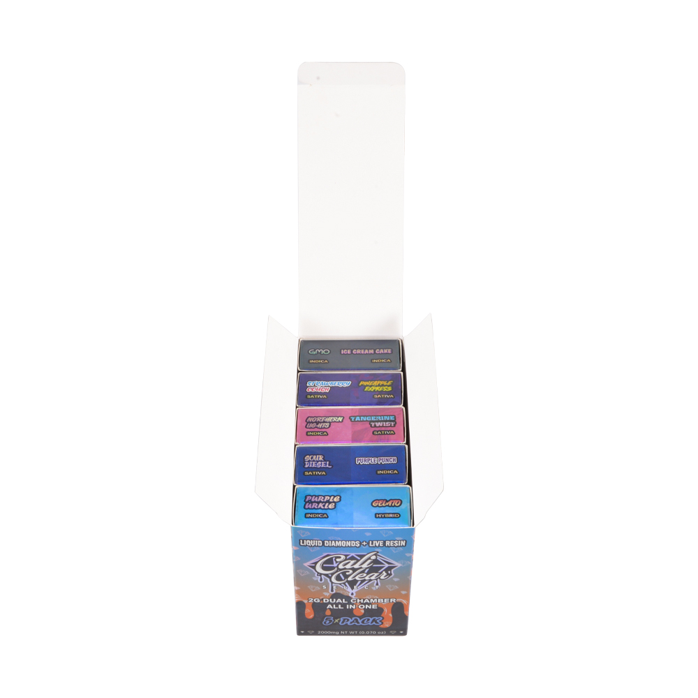 Cali Clear Select 2g all-in-one empty vape device and packaging