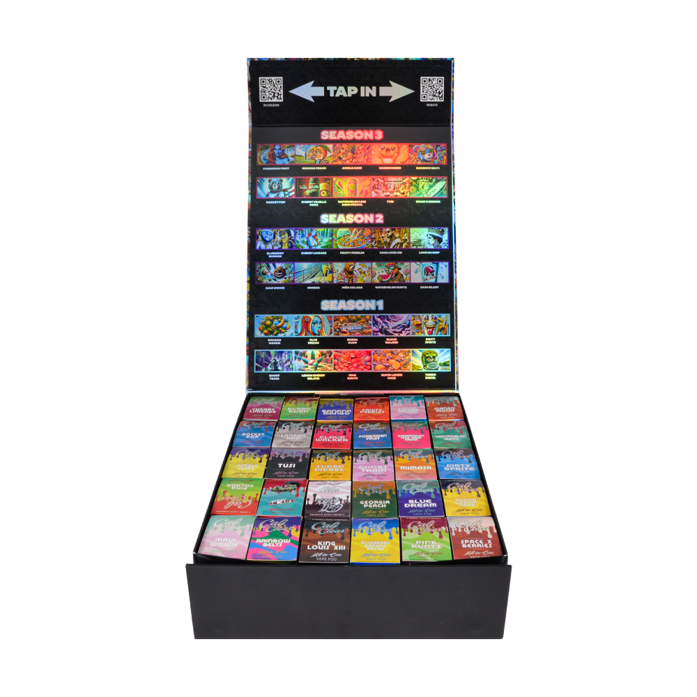 Cali Clear V6S1 / V6S2 / V6S3 season boxes for 2000mg disposable vape