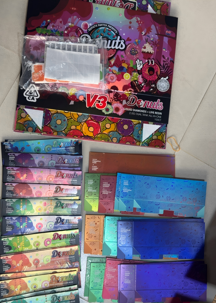 Donuts Switch V3 2g Disposable Vape with Dual Tank & Screen review WSD DFAG